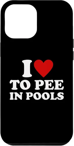 Vista 24 de iPhone 13 I Love To Pee In Pools I Heart To Pee In Pool Case