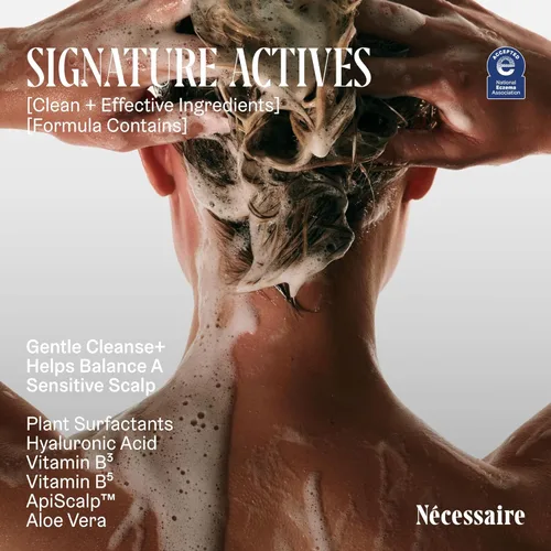 Vista 5 de Nécessaire El champú. Champú complejo de ácido hialurónico + vitamina B para mujeres y hombres.
