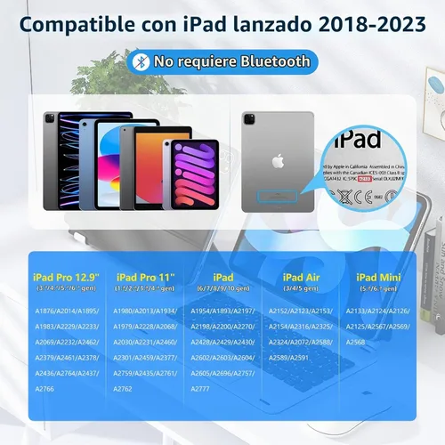 Vista 2 de Lápiz óptico para iPad, Apple Pencil para iPad 10/9ª generación, lápiz digital compatible con Apple iPad Pro 11 y 12.9 pulgadas (2018-2022), iPad