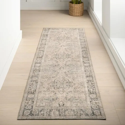 Vista 50 de nuLOOM Aether - Alfombra de área con medallón marrón, 8 x 10 pies Éter Marrón