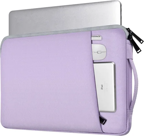 Vista 15 de Funda para portátil de 13 pulgadas para portátil de 13.5-14.4 pulgadas Surface Laptop Studio/6/5/4/3, Surface 7th de 13.8", Asus ZenBook/Dell Negro
