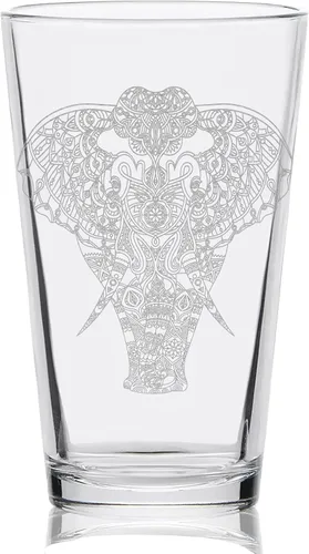 Vista 2 de LumEngrave Espíritu Animal Bear - Vaso de pinta grabado Gran idea de regalo de animales