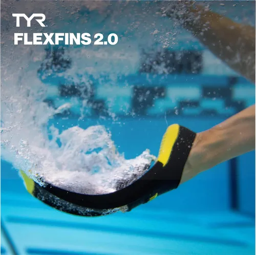 Vista 2 de TYR Flexfins 2.0 - Unisex Natural Rubber Fins for Swim Training