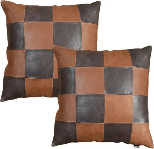 Vista 24 de Funda de almohada de piel de cordero – Funda de cojín para sofá – Fundas decorativas para sala de estar o dormitorio, 14 x 14 pulgadas – Negro