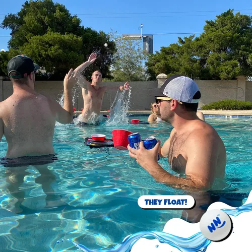 Vista 4 de Modo de juego SIP NN' Hole Objetivos no incluidos Pong gigante para fiesta de tierra y agua y golf se encuentra con fiesta Pong Pong flotante