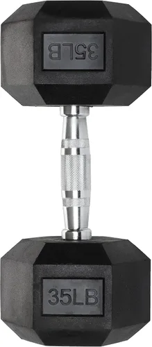 Vista 10 de Iron Crush Mancuernas hexagonales – Pesas recubiertas de PVC, asas moleteadas cromadas, mancuernas hexagonales fijas – entrenamiento, ejercicio