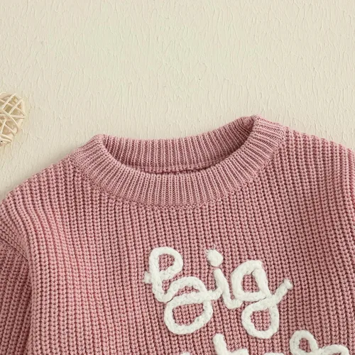 Vista 74 de VISGOGO Suéter a juego para hermanitas grandes y pequeñas, ropa de una sola pieza