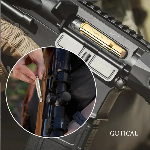 Vista 6 de GOTICAL Red Dot 30-30 Win Laser Bore Sighter Boresight Caza Herramienta 3030 Cartucho Bore Sight Láser Rojo
