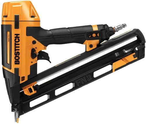 Vista 2 de Bostitch BTFP72156 Smart Point 15 GA Kit de clavadora de acabado en ángulo estilo FN