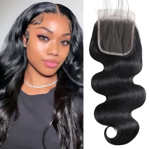 Vista 18 de DMKEEP Extensiones de cabello humano ondulado con cierre, 12, 14, 16+10 pulgadas, 100% cabello virgen brasileño sin procesar, 3 paquetes con cierre