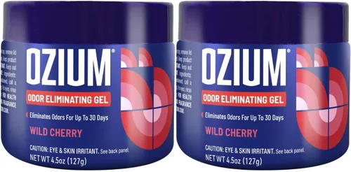 Vista 21 de Ozium Gel eliminador de olores de 4.5 onzas, alternativa a ambientador