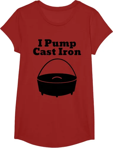 Vista 71 de I Pump - Camiseta de hierro fundido para cocinar al horno holandés
