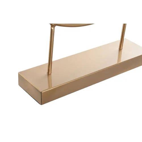 Vista 3 de Figura Decorativa DKD Home Decor Espejo Dorado Metal Mediterráneo (53 x 9 x 67 cm)