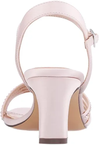 Vista 4 de NINA Nelena - Sandalias de vestir brillantes para mujer con adornos de cristal - Sandalias de tacón elegantes y cómodas para mujer - Casual