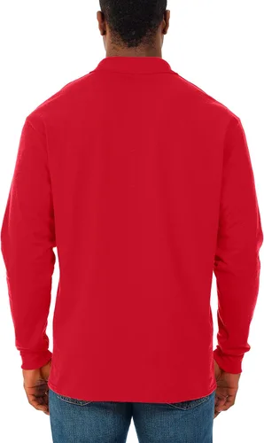 Vista 3 de Jerzees Men's Long Sleeve Polo Shirts, SpotShield Stain Resistant, Sizes S-2X