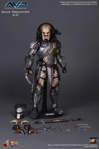 Vista 7 de Sideshow Scar Predator Alien vs Predator Sexta Escala Figura por