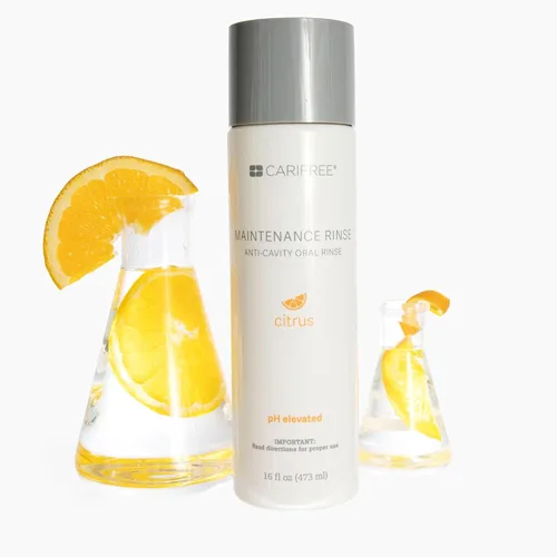 Vista 8 de CariFree Enjuague de mantenimiento, sabor cítrico, enjuague bucal con flúor anticaries recomendado por dentistas, previene la caries oral, refresca