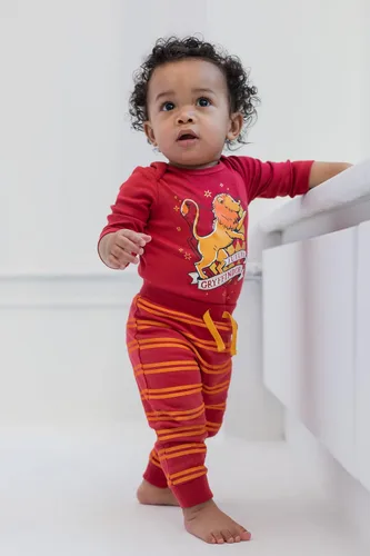 Vista 4 de Harry Potter Hufflepuff Slytherin Ravenclaw - Paquete de 4 pantalones deportivos para bebés recién nacidos a bebés