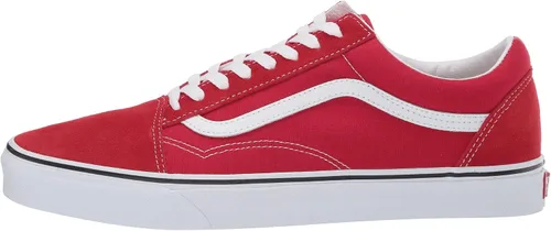 Vista 4 de Vans Tenis Old Skool para hombre, color rojo y blanco verdadero, talla 12, Rojo blanco (Racing RedTrue White)