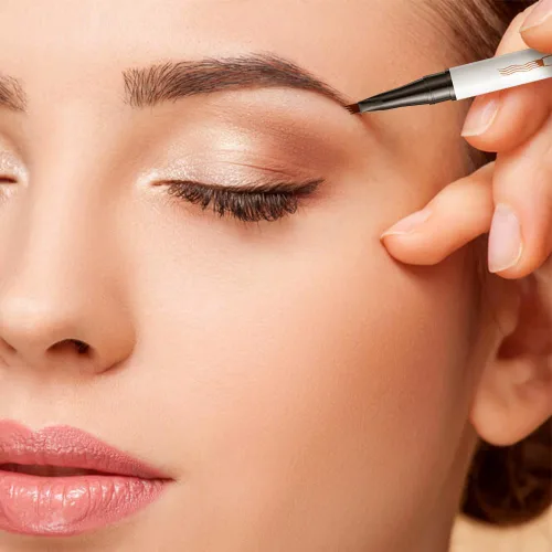 Vista 7 de Microblading - Lápiz de cejas con 4 puntas de tenedor, nuevo lápiz mágico para cejas 2026, lápiz de cejas preciso Microblading, lápiz de cejas