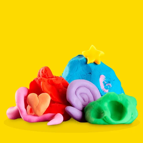 Vista 4 de Play-Doh Paquete a Granel de 4 Colores Vibrantes, 32 Latas Coloridas de 3 Onzas de Compuesto de Modelado, Artes y Manualidades para Niños, Juguetes
