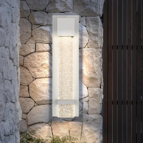 Vista 31 de ASD LED 13" Bubble Glass Wall Light Fixture, Outdoor & Indoor Seeded Sconce 3CCT, Waterproof, Dimmable, ETL Listed 12W 500LM 3000-5000K 120V