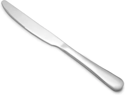 Vista 17 de SANTUO 12-Piece Steak Knife and Fork Set for 6, Stainless Steel Steak Knives with Dinner Forks, Serrated Steak Knife Set, Mirror Polished