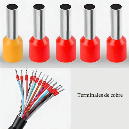 Vista 3 de Cable de extensión serial de 9 pines RS232 hembra DB9 de 5 pies