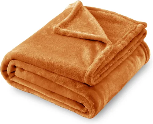 Vista 13 de SOCHOW Manta de Franela de Forro Polar Tamaño Throw, Súper Suave y Acogedora para Todas las Estaciones para Cama o Sofá, Coral Azul, 50x60 pulgadas