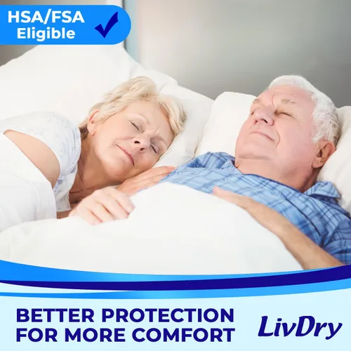 Vista 2 de LivDry Ropa interior para incontinencia XS para adultos, absorción de comodidad durante la noche, protección contra fugas, talla XS, paquete de 22