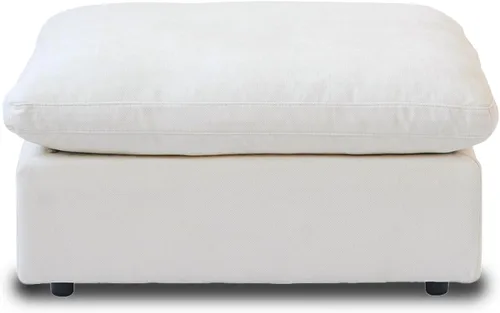 Vista 31 de WJShome Sofá Seccional Cloud Couch de 83 pulgadas para sala de estar, sofá seccional modular relleno de plumón, sofás en forma de L con otomana