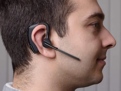 Vista 2 de Plantronics Voyager 5200 Auriculares inalámbricos Bluetooth - Compatible con iPhone, Android y otros teléfonos inteligentes líderes - (renovado)