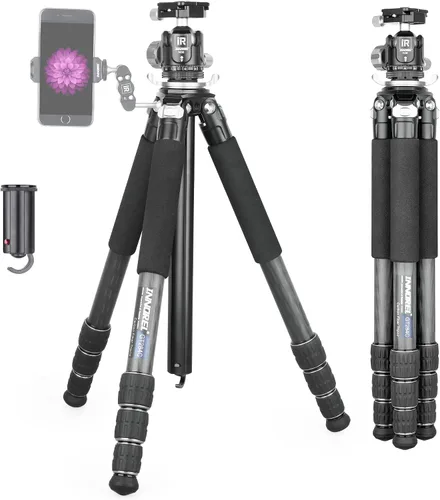 Vista 10 de Trípode de Fibra de Carbono-INNOREL GT284C Trípode Profesional Compacto Portátil para Cámara Digital DSLR Soporte de Cámara de Alta Resistencia