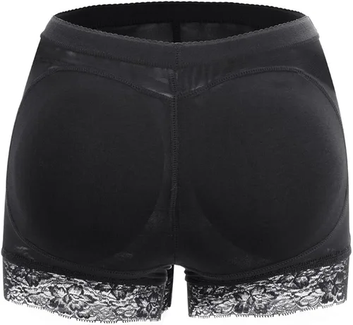 Vista 5 de KIWI RATA - Bragas de encaje acolchadas para mujer sin costura levanta glúteos