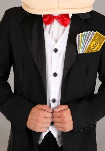 Vista 7 de Disfraz de Hombre Mr. Monopoly para Hombre Multicolor