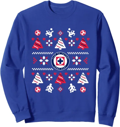 Vista 4 de Cruz Azul - Sudadera de Navidad, Negro