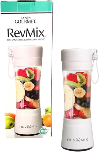 Vista 3 de Handy Gourmet RevMix (blanco) para batidos y batidos sobre la marcha