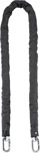 Vista 9 de THIRARD Cerradura de cadena resistente – Acero endurecido de 3.94 pies, eslabones resistentes a cortes de 0.394 in, revestimiento de PVC resistente