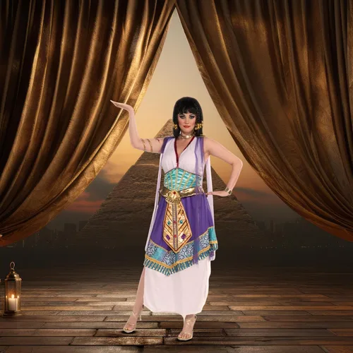 Vista 3 de Disfraz de Cleopatra de talla grande para mujer