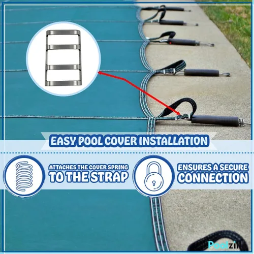 Vista 3 de PZ-Pool-Buckle-Master, Plateado, 2" x 1.25