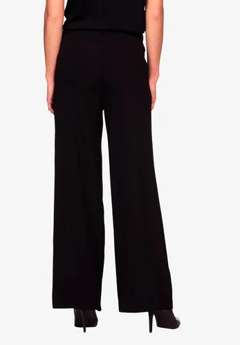 Vista 3 de Ellos Pantalones de pierna ancha tejidos de talla grande para mujer