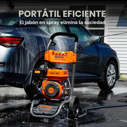 Vista 3 de NOVUS 3100 PSI Gas Pressure Washer, 2.5 GPM Power Washer