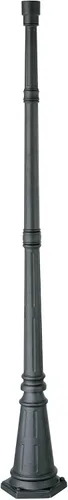 Vista 6 de John Timberland Hepworth Poste de Luz Exterior Tradicional y Base con Tapa Bronce Veranda 76 3/4" Accesorio para Poste Exterior Casa Porche Patio
