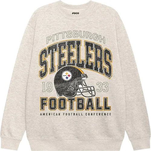 Vista 28 de FOCO Sudadera unisex de cuello redondo con logotipo de equipo universitario de la NFL