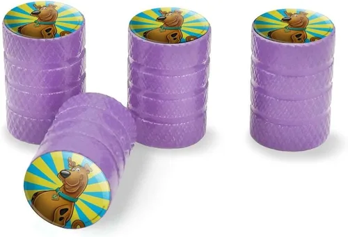 Vista 8 de GRAPHICS & MORE Scooby-Doo - Tapones de válvula de aluminio para llantas de neumático