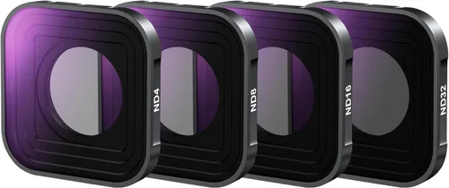 Vista 13 de NEEWER Paquete de 4 filtros ND, juego de filtros de lente de densidad neutra multicapa (ND4/8/16/32) con marco de aluminio y vidrio óptico