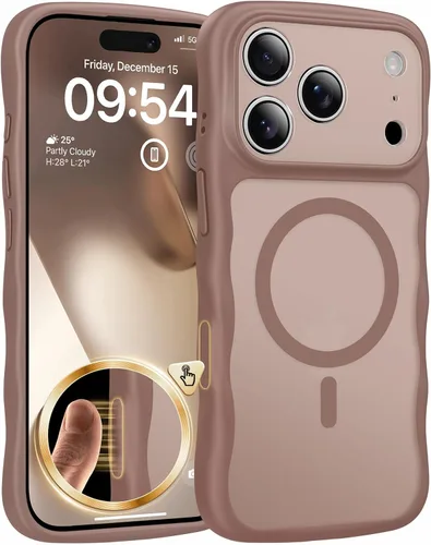 Vista 41 de TAURI Funda para iPhone 16 para mujeres y niñas, con control de cámara, [compatible con Masafe], funda Wave para iPhone 16 de 6.1 pulgadas