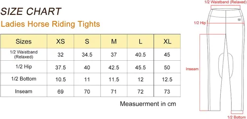 Vista 6 de FitsT4 - Mallas de equitación para mujer, con parche para la rodilla, ventiladas