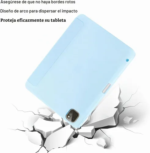 Vista 2 de Funda para iPad Pro de 11 pulgadas 4ª/3ª/2ª generación 2022/2021/2020 con soporte para lápices [compatible con la carga del segundo lápiz para iPad]