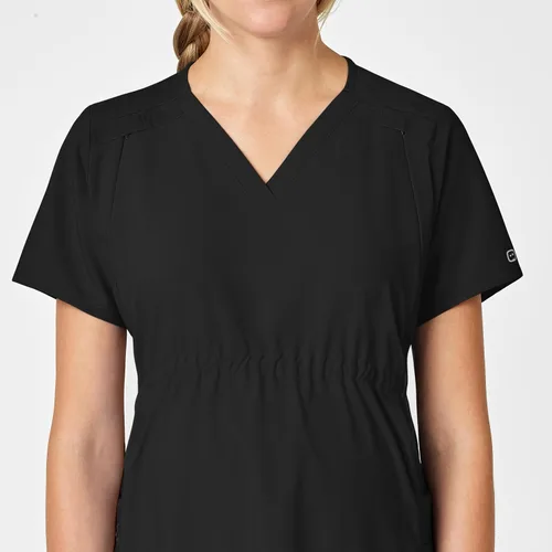 Vista 8 de Wink W123 - Camiseta de maternidad con cuello en V Negro